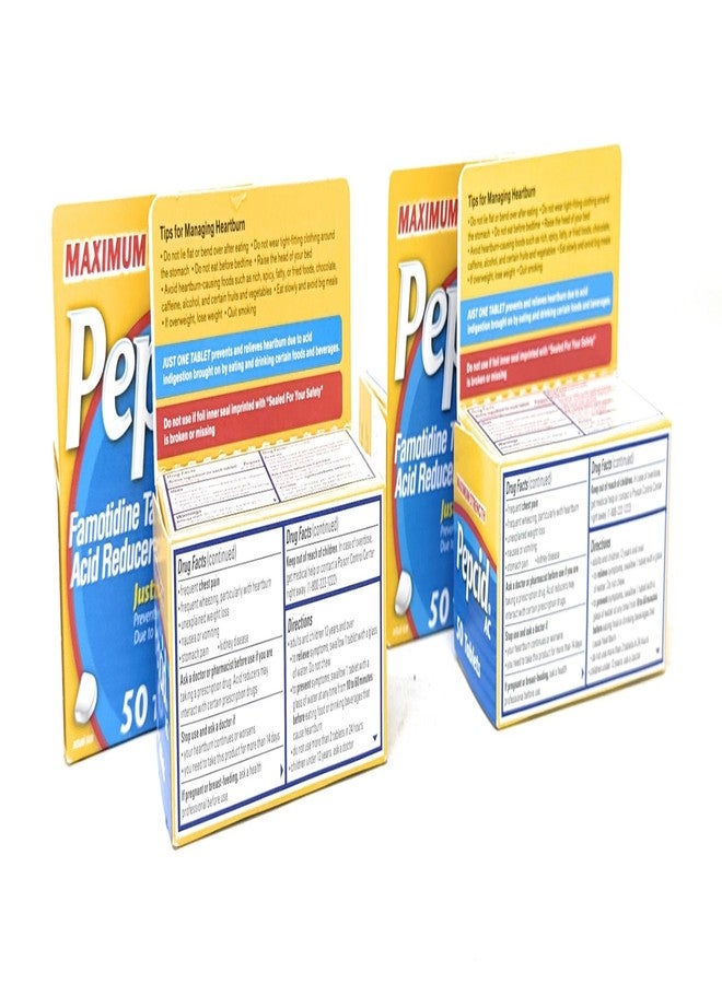 بيبسيد أقراص بيبسيد إيه سي فائقة القوة - 50 قرصًا، عبوة من 4 أقراص - Image 3